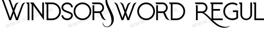 WindsorSword Regular字体转换